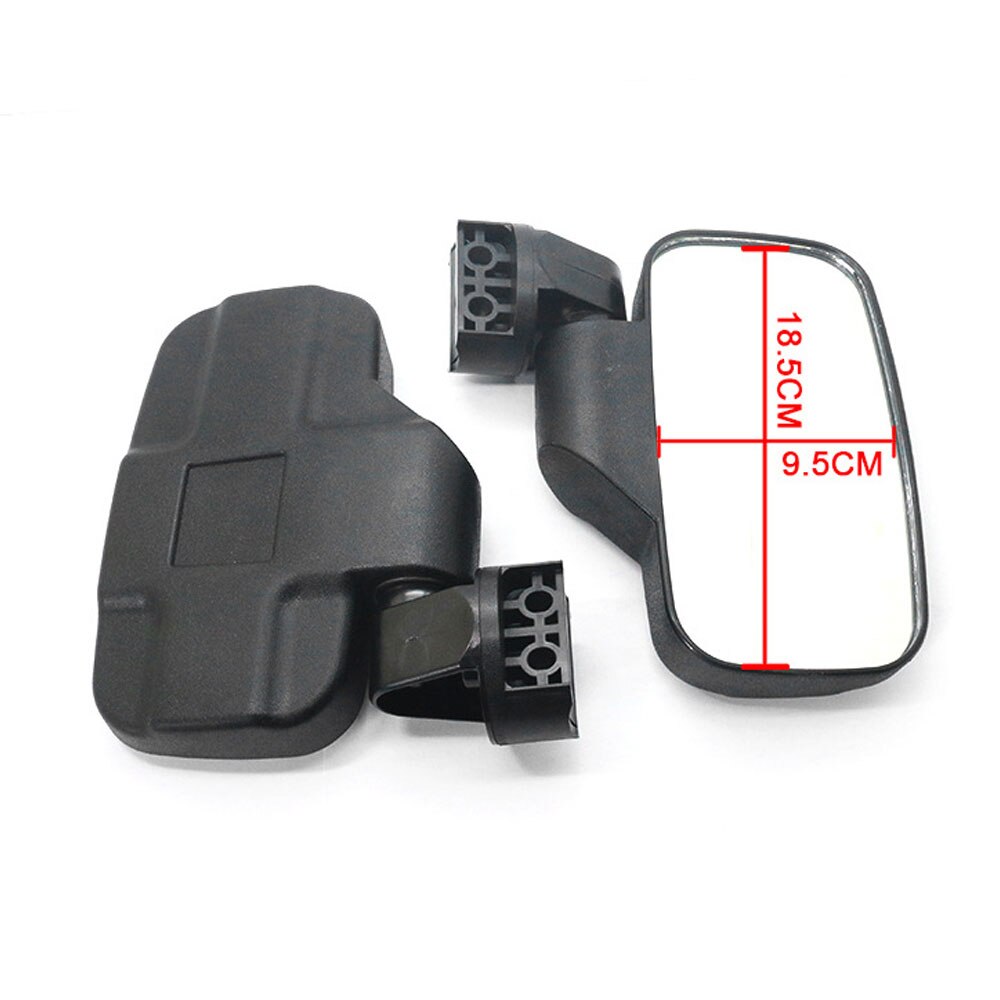 1,75 "2" espejo ATV negro-vehículo modificado espejos retrovisores laterales para Polaris RZR PRO XP 800 900 1000 Ranger para poder soy