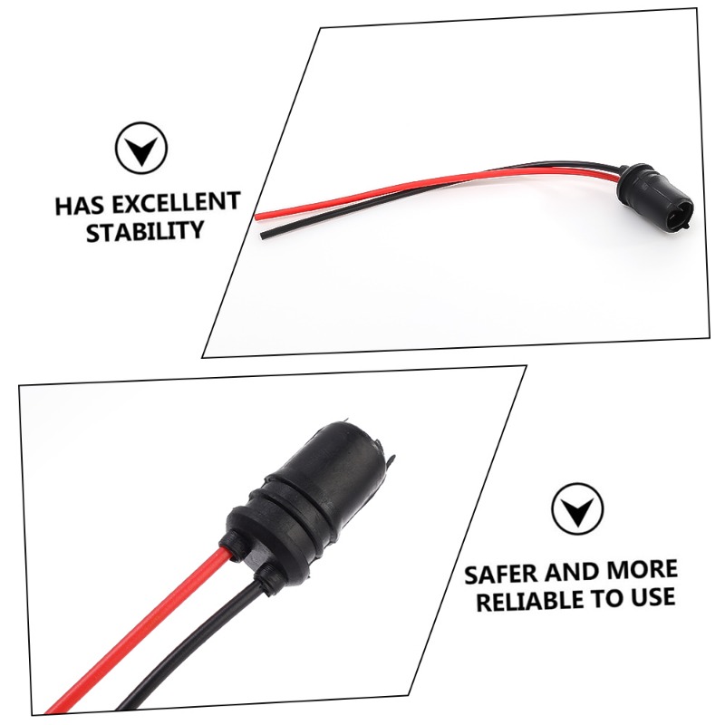 T10 car lamp socket bulb 147 rubber plug holder extension led lamp base holder wire adapter for  t10 w5w