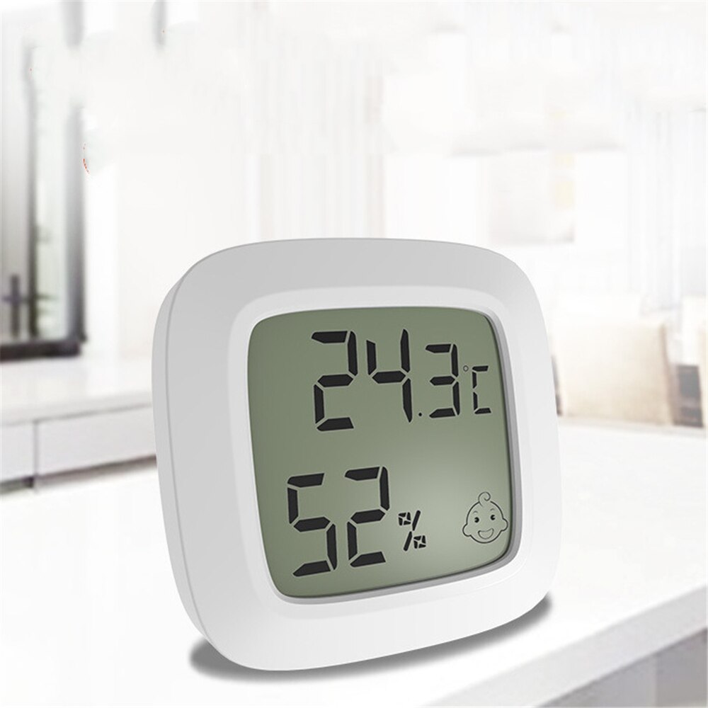 Mini Thermometer Hygrometer Indoor Desktop Wall Mounted Temperature Humidity Meter Home Temperature Measuring Tool with Magnet