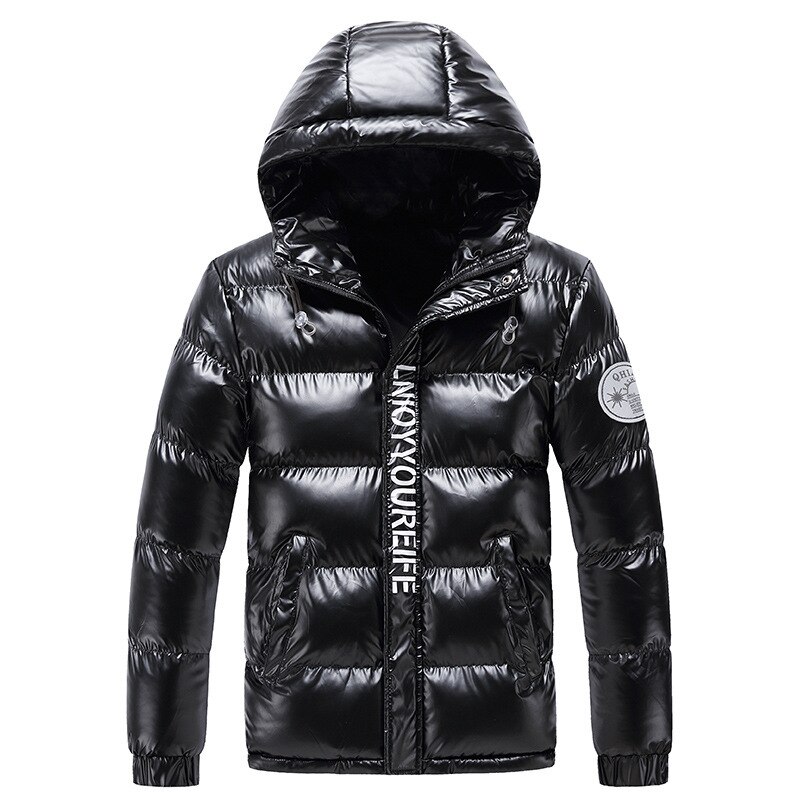 Winter Jas Heren Parka Mode Heldere Parka Jas Mannen Waterdichte Hooded Kraag Windjack Mannen Kleding Dikke Warme Uitloper