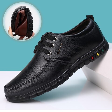 Acebuy 2 heren trouwschoenen heren zakelijke casual schoenen herenschoenen zachte zool platte schoenen