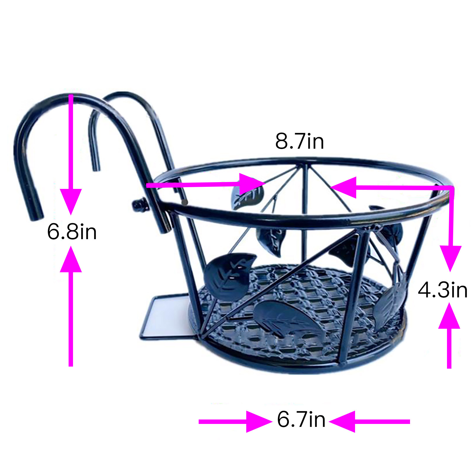 Hanging Basket Pot Racks For Patio Balcony Porch I... – Grandado