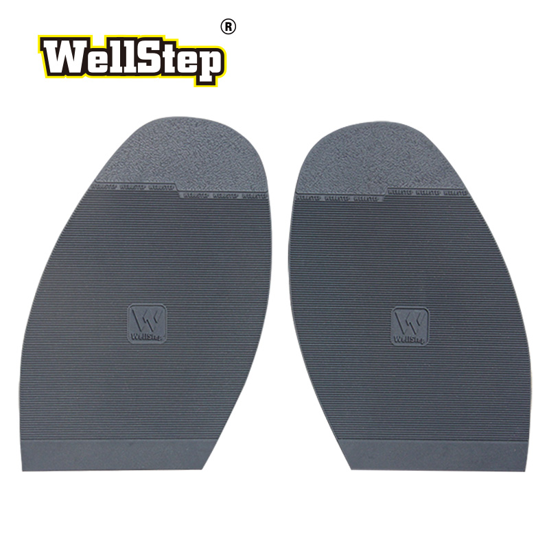 WELLSTEP 1 Paar Schoen Reparatie Zool Voorvoet Zool Rubber Pad Kussen Vel Grip Half Sole Vervanging Non Slip Anti Slip mat