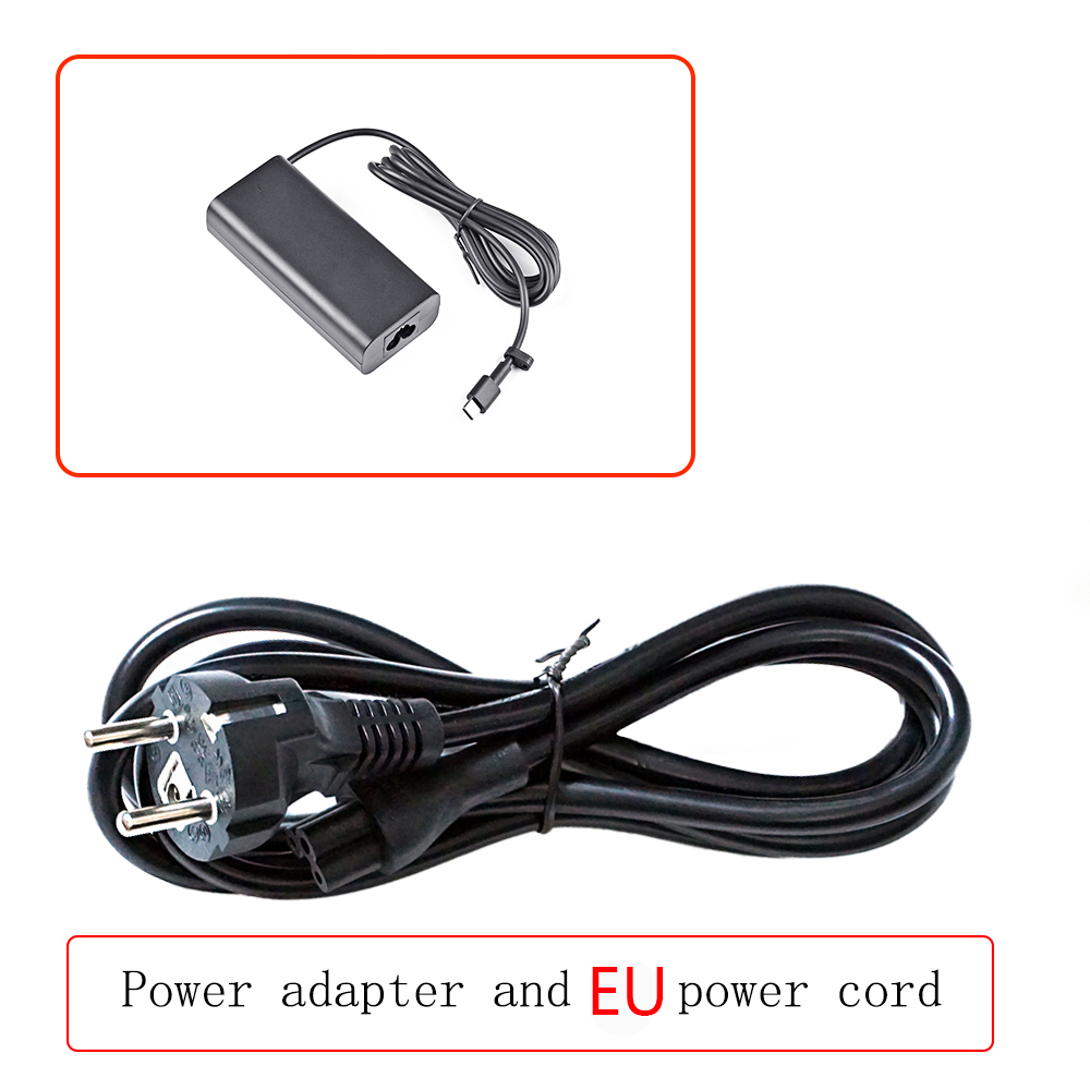65W USB-C Type-C 20V 3.25A AC Power Adapter Laptop Charger For DELL XPS12 XPS13 9350 9250 9360 7370 HA65NM170 LA65NM170: Orange