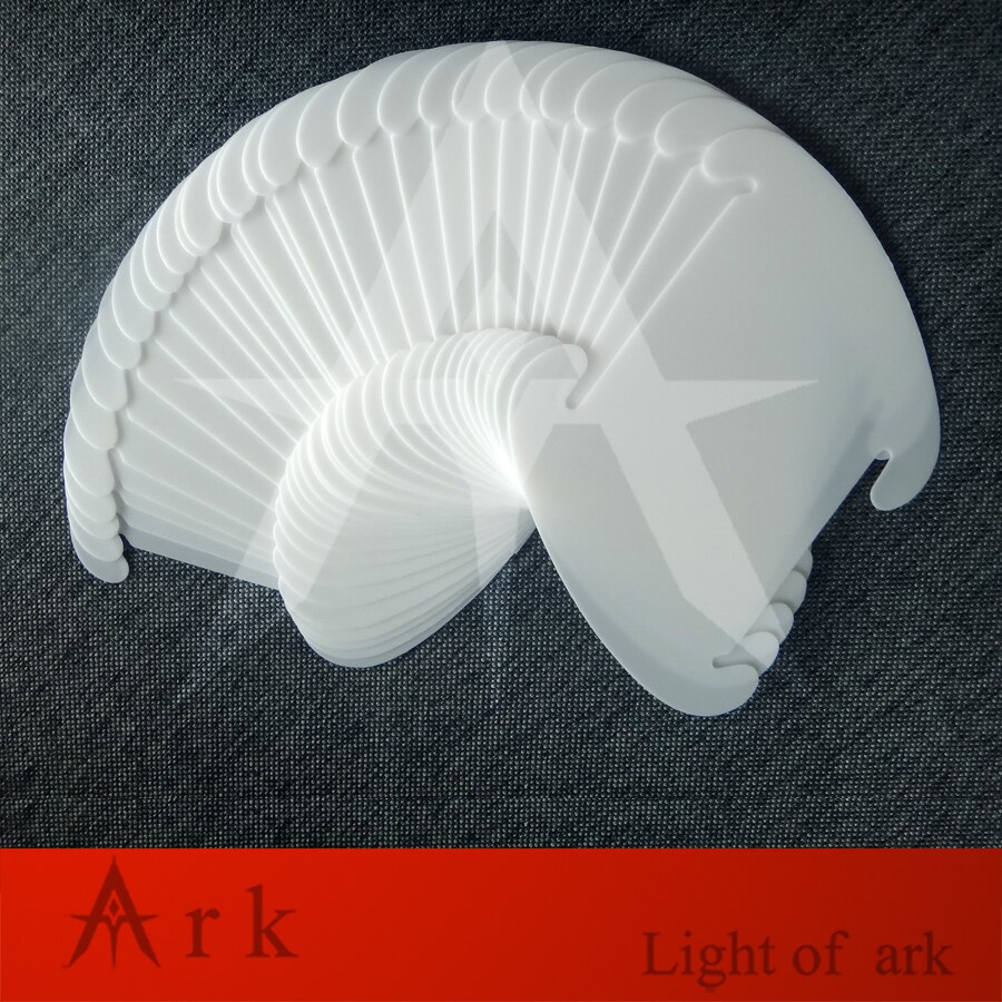 Pantalla led IQ de 42cm de diámetro, 30 Uds. De elementos modernos, decoración de barra de rompecabezas con luz, lámpara de sombra