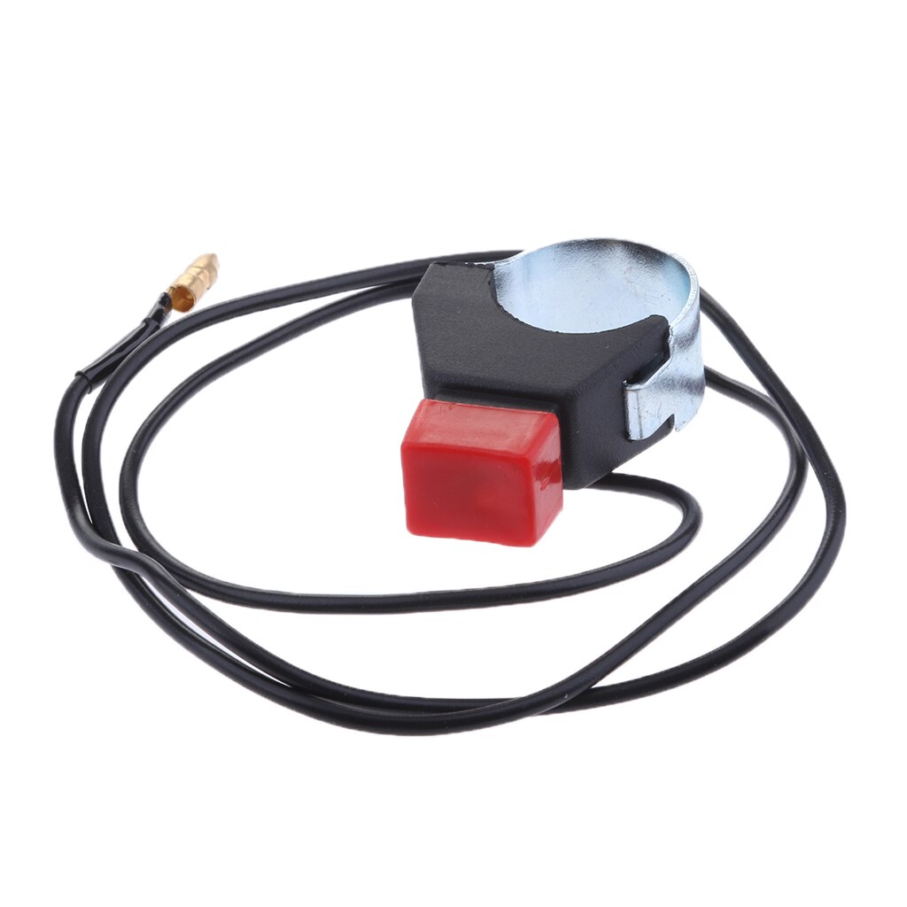 Motorcycle Push Button Engine Stop Kill on-Off Switch for 49cc Dirt Bike ATV