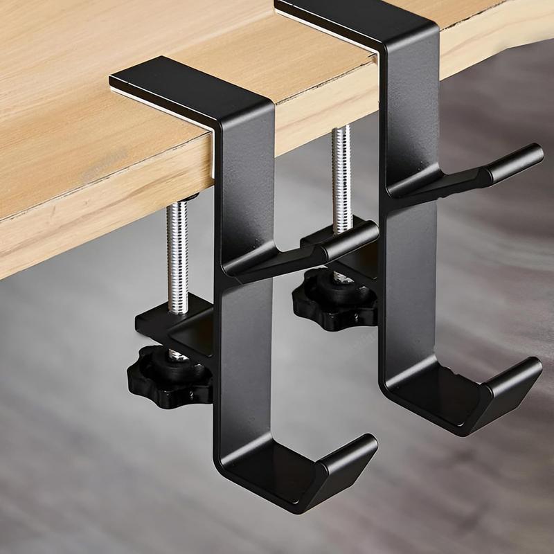 Multifunctionele Verstelbare Bureaurand Haak Draagbare Hoofdtelefoonstandaard Desktop Headset Houder Punch Gratis Thuis Bureau Rand Hanger