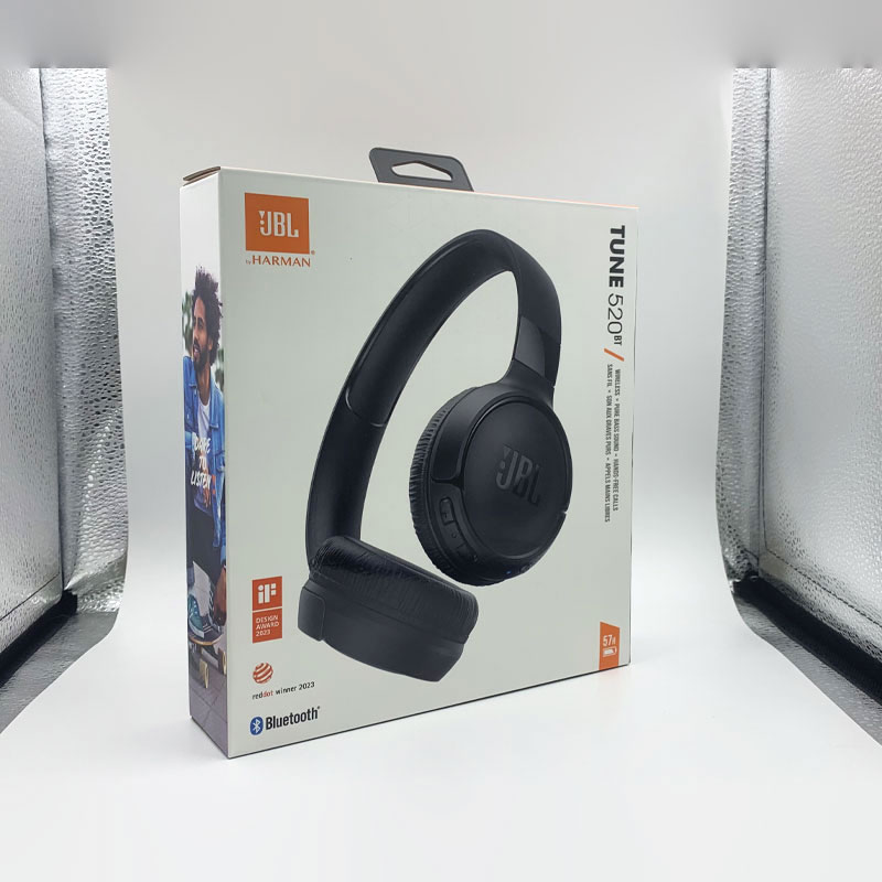 JBL Original TUNE 520BT Auriculares inalámbricos Bluetooth para niños y niñas, auriculares deportivos de música con micrófono