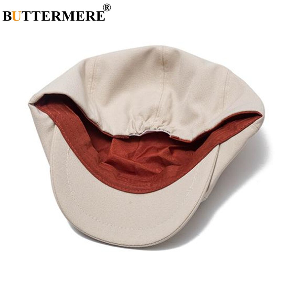 BUTTERMERE-Gorra Newsboy para hombre y mujer, boina Lisa Vintage, informal, negra y gris, para primavera y verano