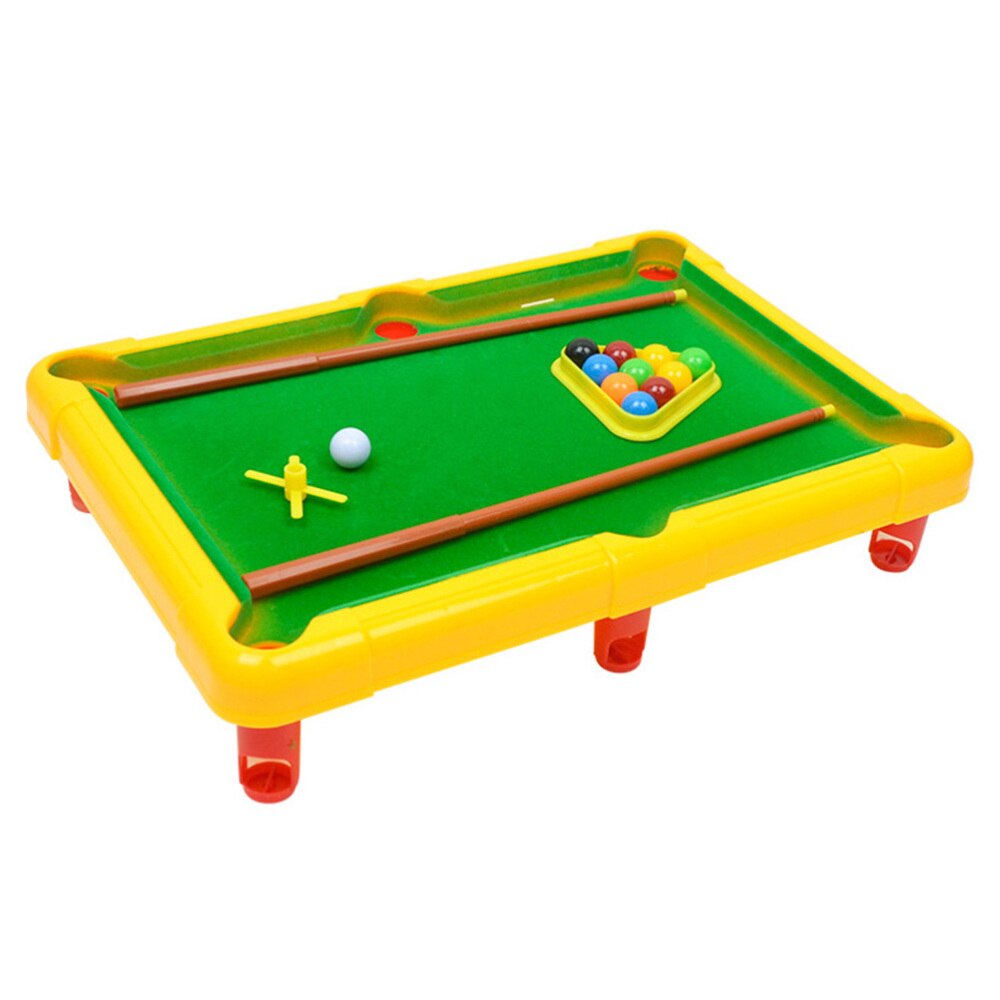 Mini Tabletop Pool Set Miniature Billiard Table Snooker Game Indoor Outdoor Game Kids Adults(Random Color)