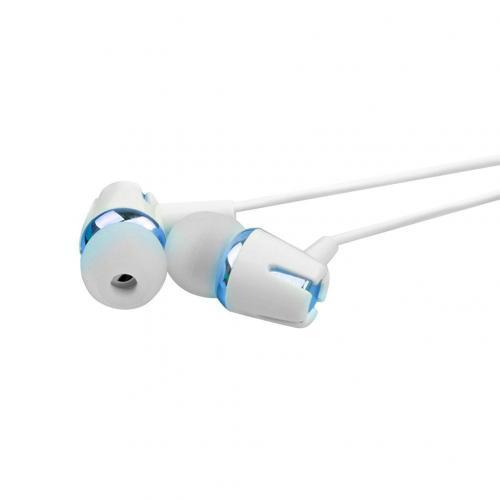 Casque filaire universel pour téléphone portable XiaomiHuawei, 3.5mm, contrôle filaire, réglage des appels, écouter de la musique, intra-auriculaires avec Microphone: Bleu