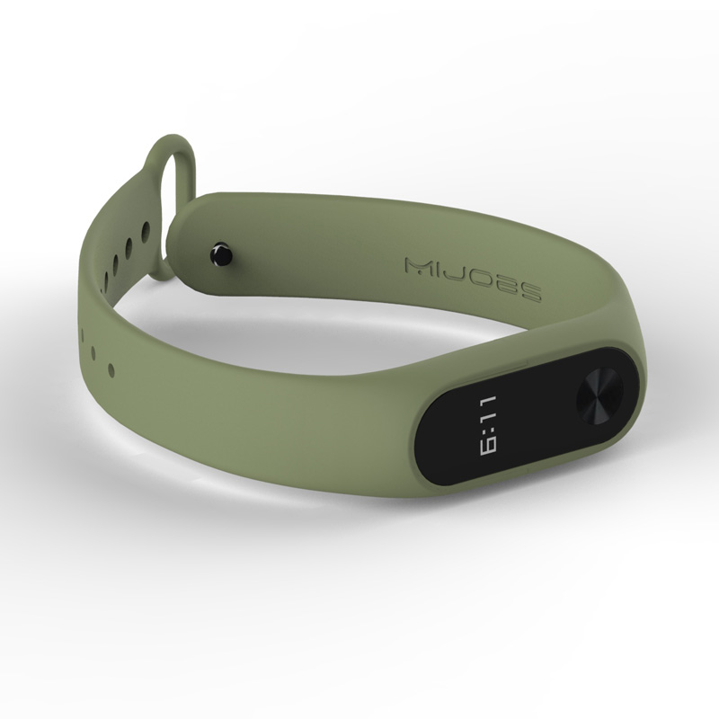 Para Xiaomi Mi Band 2 Correa de muñeca de silicona para mi Band 2 pulsera accesorios reloj inteligente Original M2 Miband 2 Correa