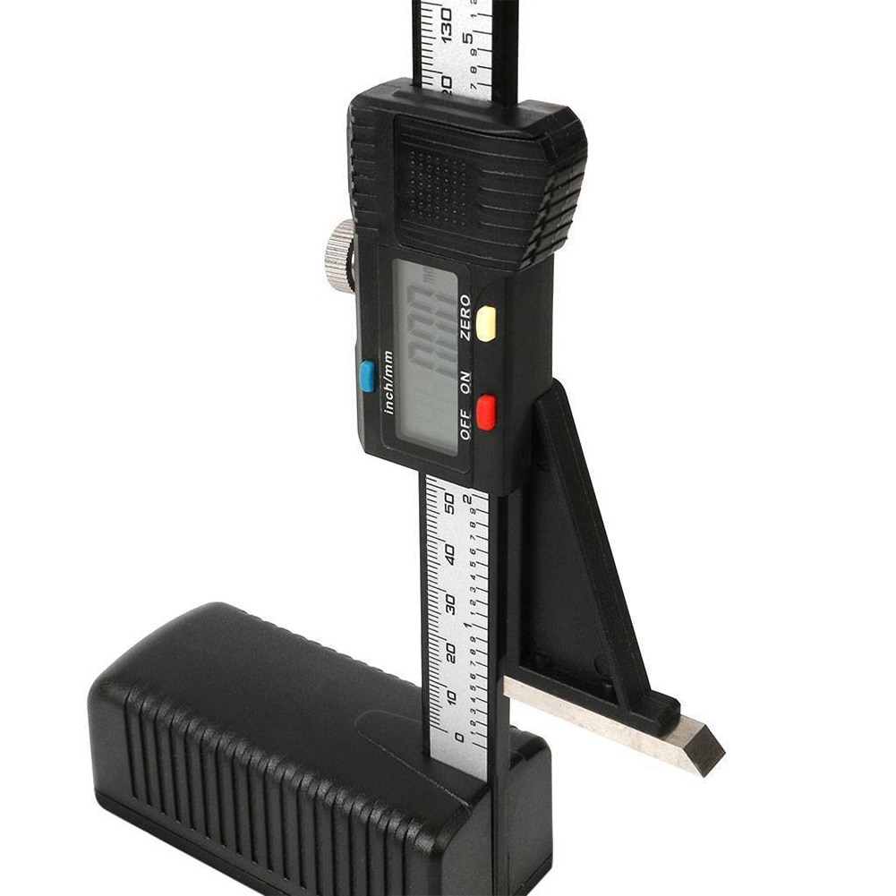 Light Weight Electronic Caliper Digital Display Mini Height Gauge Wear-resistant 0-150mm/6" Woodworking Magnetic Plastic Durable