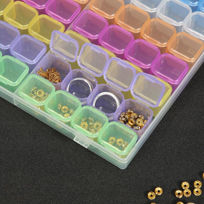 ¡Novedad! Caja pulidora 5D con de diamantes para manualidades, caja de joyería con bordado de diamantes de imitación, organizador de cuentas de cristal, caja de almacenamiento