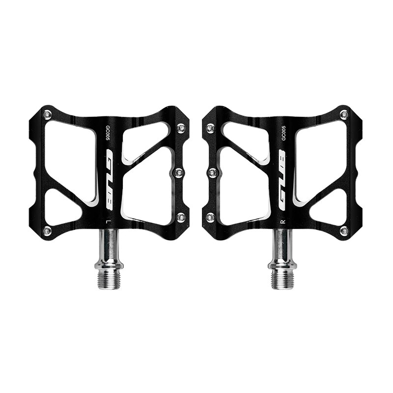 GUB GC005 pedał rowerowy aluminiowe płaskie platformy pedały oś chromowana MTB szosowe pedały BMX łożyska rowerowe ultraleros pedały