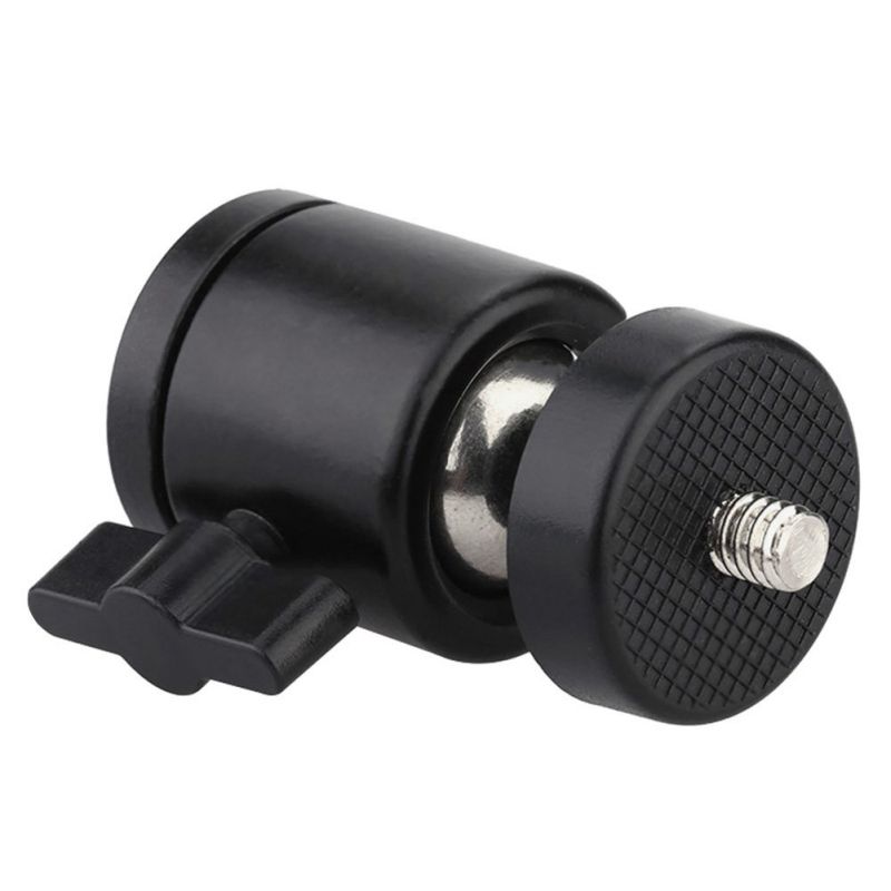 Universele Kleine Statief Balhoofd Met 1/4 &quot;3/8&quot; Adapter Voor DSLR Digitale Camera Draagbare Flexibele Camera Statief adapter