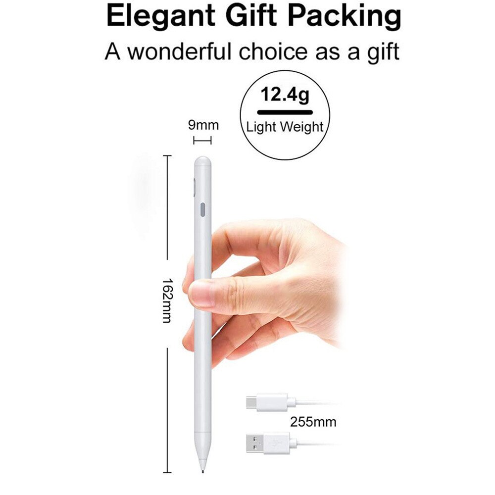 Stylus Drawing Tablet Pen For iPad /Pro /Mini /Air For iPhoneXS MAX /XR Phone Rechargeable Capacitive Touch Screen Pencil
