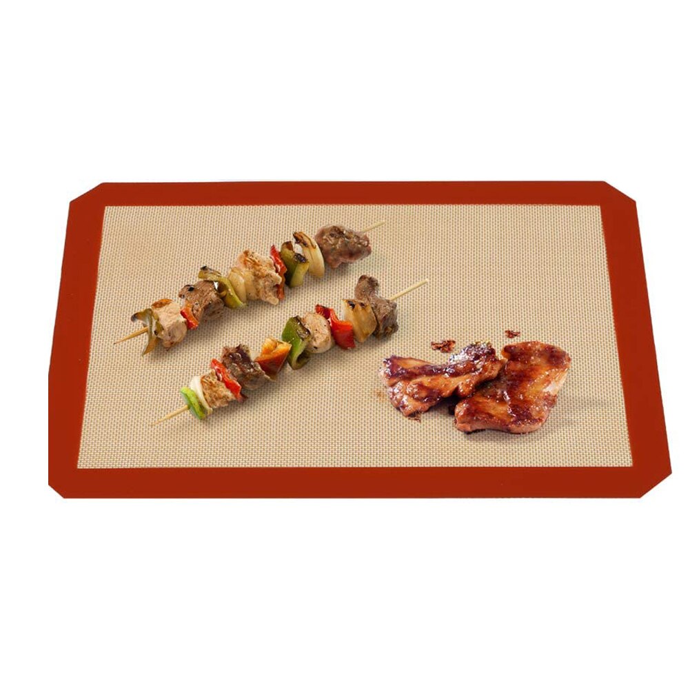 2pcs Silicone Non-Stick Baking Mat Dough Pastry Cake Bakeware Pad Kitchen Tools Pastry Mat Tool Nonstick Baking Pad