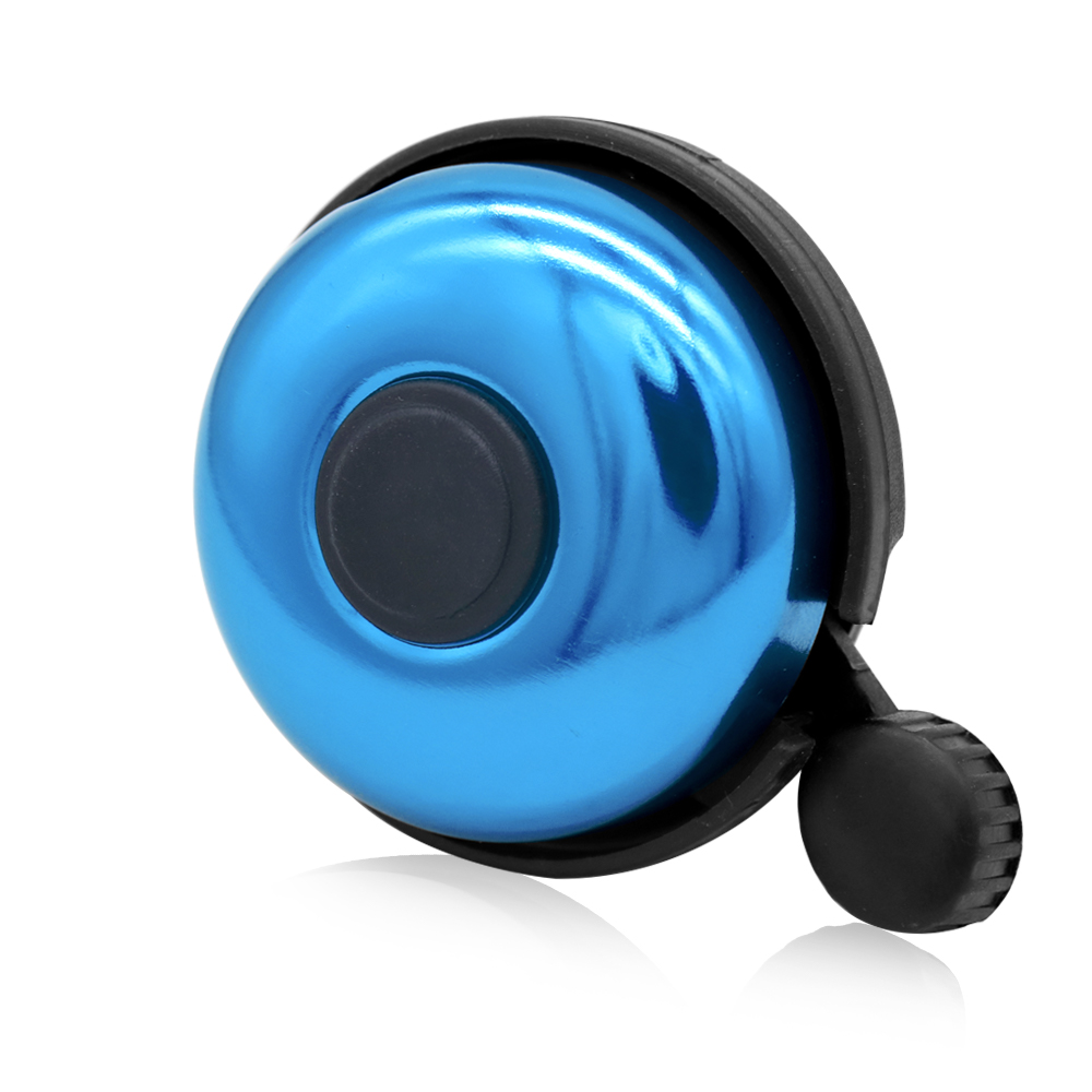 Timbre de plástico para bicicleta de montaña y carretera, alarma de seguridad para manillar, accesorios para bicicleta: Blue