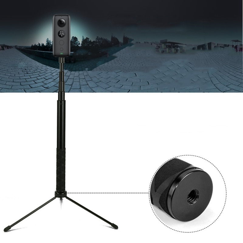 FULL-Self-Timer Frame Motion Panoramic Camera Rotation Extension Telescopic Rod For Insta360 One X