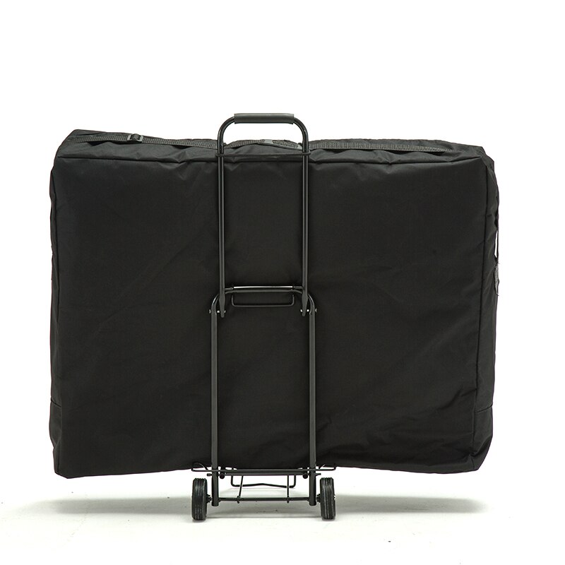 CHOAN 360 degree rotating universal wheel folding beauty salon trolley iron metal tool rolling storage cart for luggage bag