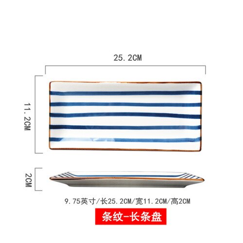 Dinner Plates Full Set Ceramic Dinnerware Nordic Art Dinner Plates Christmas Conjunto De Pratos Tableware AB50PZ: style5