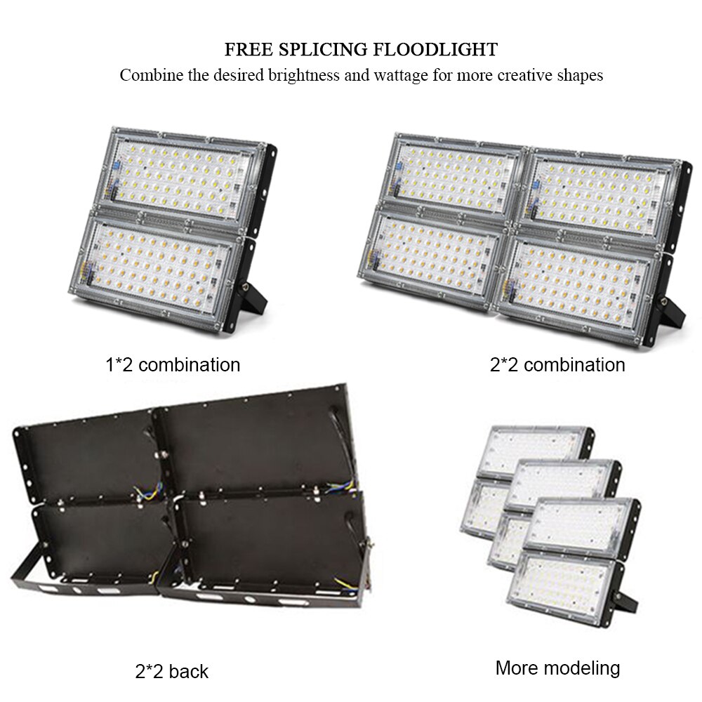 100w led projektør  ac 220v 240v udendørs belysning projektor led oversvømmelse lys gade lys fokus spot udenfor vandtæt  ip65