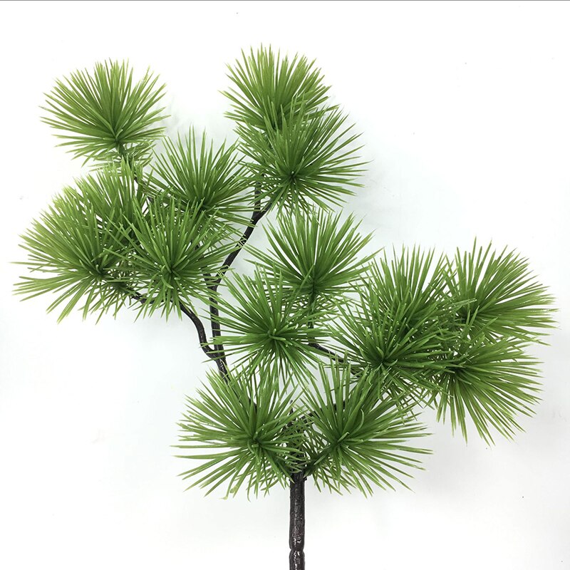 Artificial Plants Green Pine Needle Branches Christmas Tree Wedding Shop Decor DIY Flower Arrangement