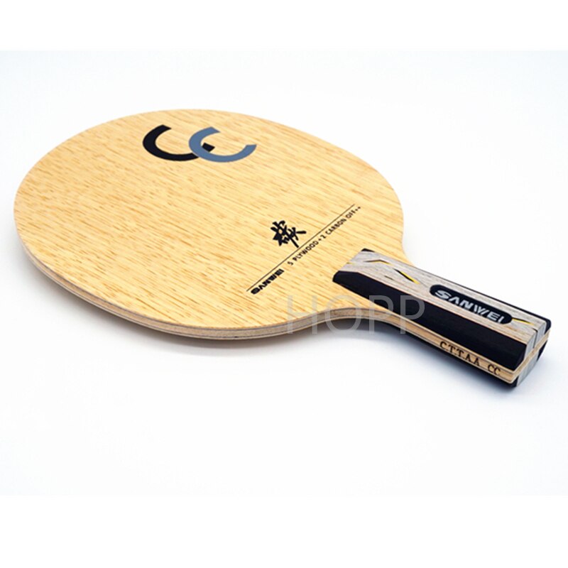 Sanwei Cc Tafeltennis Blade 5 Hout + 2 Carbon Off + + Training Zonder Doos Ping Pong Racket Bat Paddle tenis De Mesa