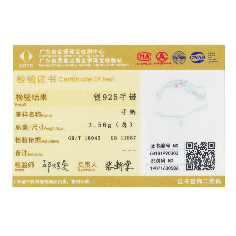 Bamoer romântico novo 925 prata esterlina doce coração rosa cz camadas duplas pulseiras para mulher prata esterlina jóias scb090