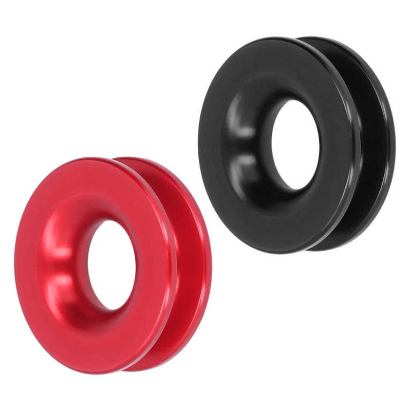 Snatch Pulley Safe Use Recovery Ring Multipurpose for ATV UTV Truck Marine Boat Soft Shackles