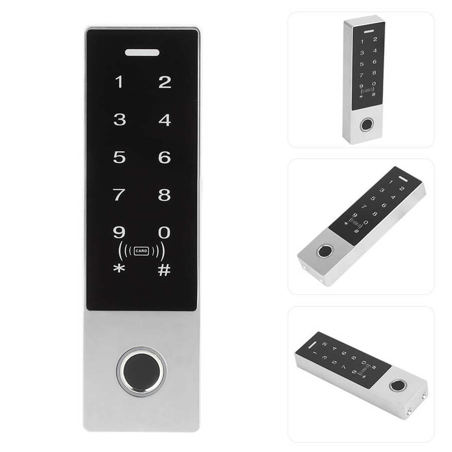 card reader 125khz Access Control Machine Metal Fingerprint Password Card IP68 Waterproof Backlit Keyboard Smart Wiegand26/34