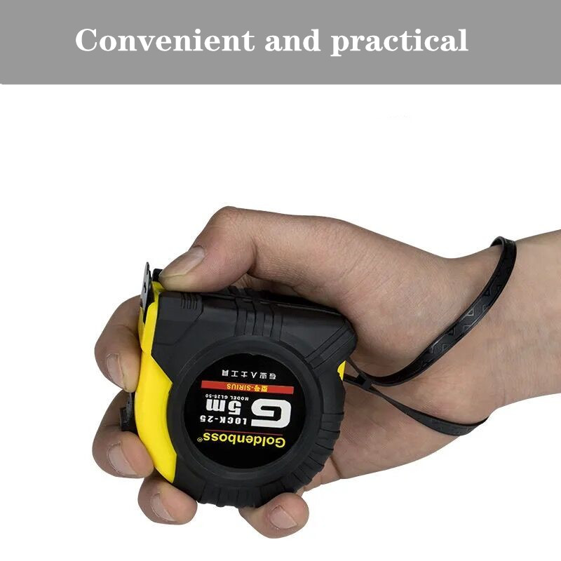High Steel Tape Measure, Clear Scale, Precise Measurement Tool, Worker Measuring Hand Tool Tape Measure