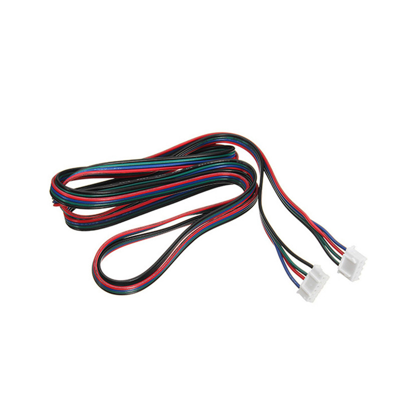 Cable conector de Motor DuPont Line bifásico, 1M/2M, 100cm/200cm, XH2.54, 4 pines a 6 pines, para Motor paso a paso Nema 42, 4 unids/lote