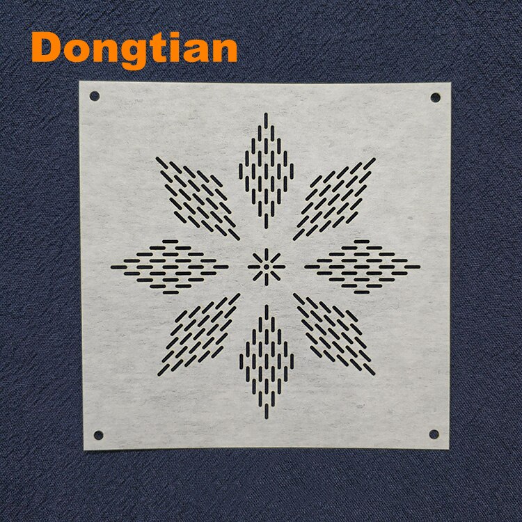 Sashiko-modèles classiques en fleur, modèles doux au point en diamant, modèle de dessin en fleur, accessoires