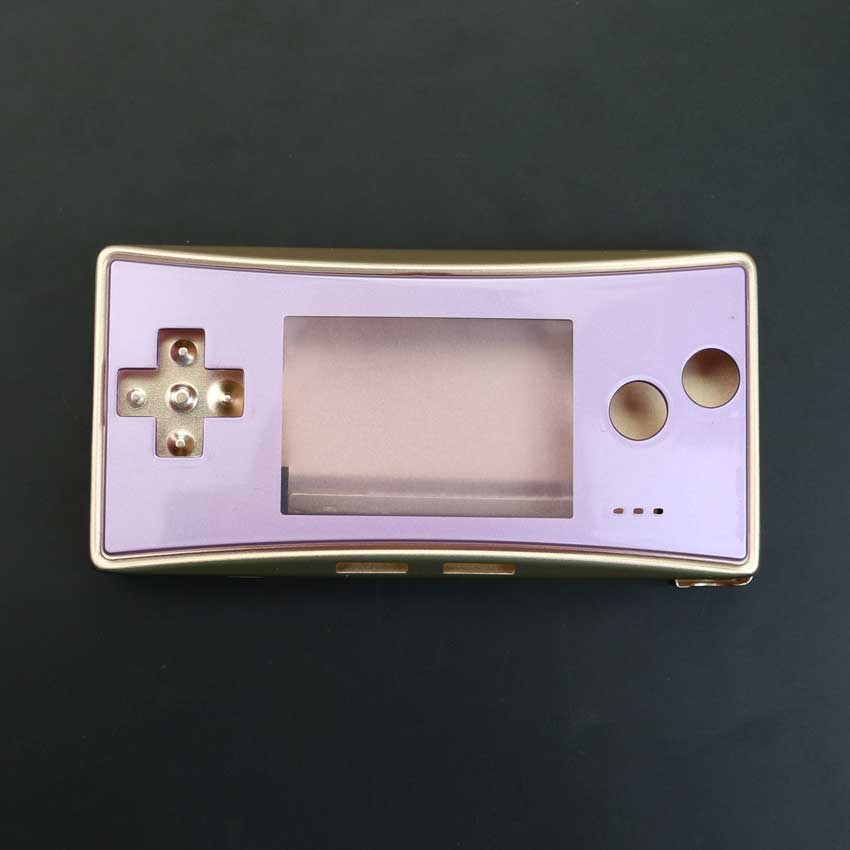 Yuxi Oem Metalen Behuizing Shell Case Vervanging Voor Gameboy Micro Gbm Voorkant Faceplate Cover Terug Holder W/Schroef