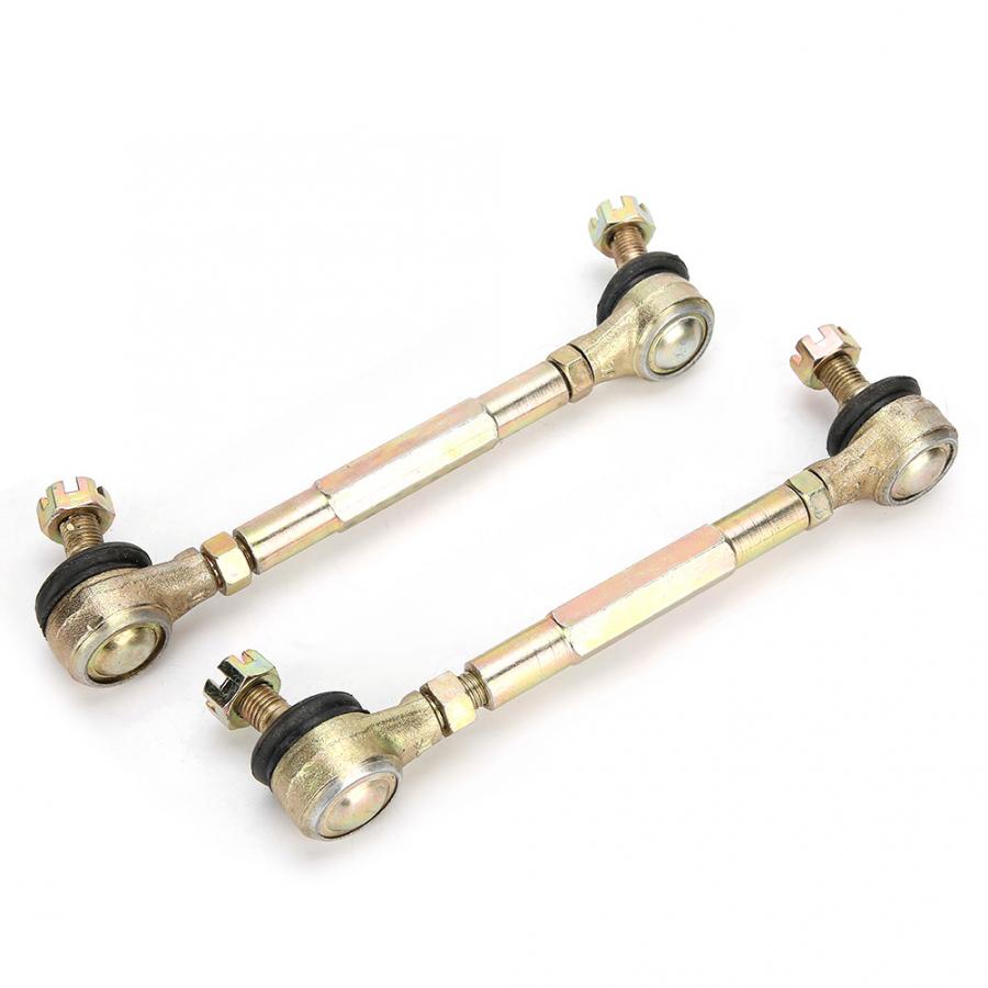 Paar 10mm/0,39 in Bolzen Spurstangenkopf Ball Schreiner passen für 150cc 250cc Quad Schmutz Fahrrad ATV Buggy TA Edelstahl Ball Schreiner