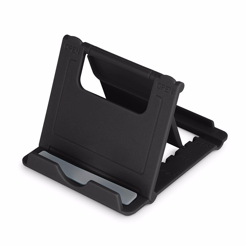 Universal Folding Table Cell Phone Support adjustable angle Plastic Holder Desktop Stand For iPhone Samsung Desktop Stand