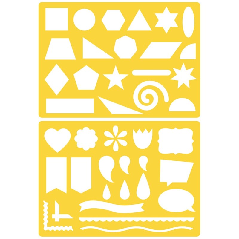 20 Pcs Kinderen Kerst Halloween Diy Tekening Stencils Hollow Board Set Voor Kids Plastic Schilderij Template