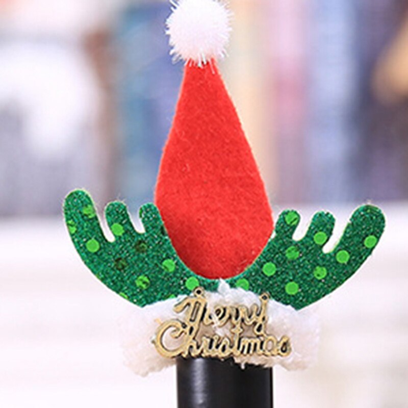 20Pcs Kerst Wijnfles Bescherming Cap/Bar Tafel Decoratie/Home Decor/Kerst Home Decoratie/Kerst