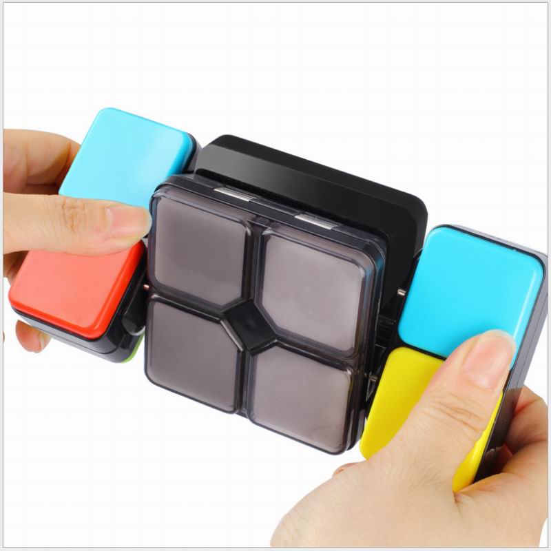 Cubo di musica elettronica suono luce memoria gioco Puzzle regali di decompressione antistress giocattolo educativo di intelligenza per bambini