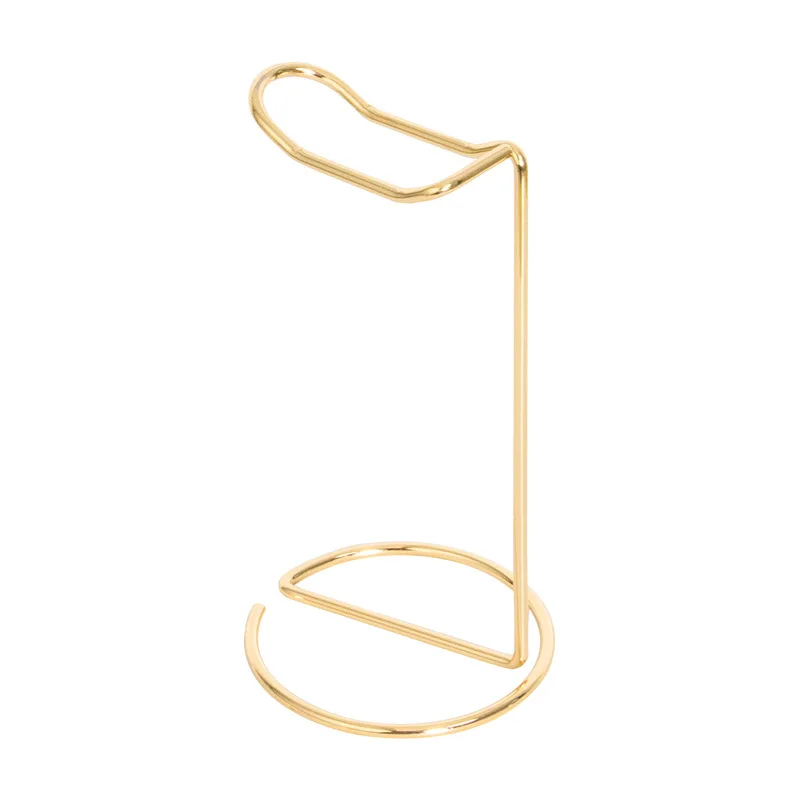 Kopfhörerhalter Edelstahl Kopfhörer Aufbewahrungshalterung Desktop Universal Unterstützung Metall Aufhänger Haushalt Büro Gold: Gold