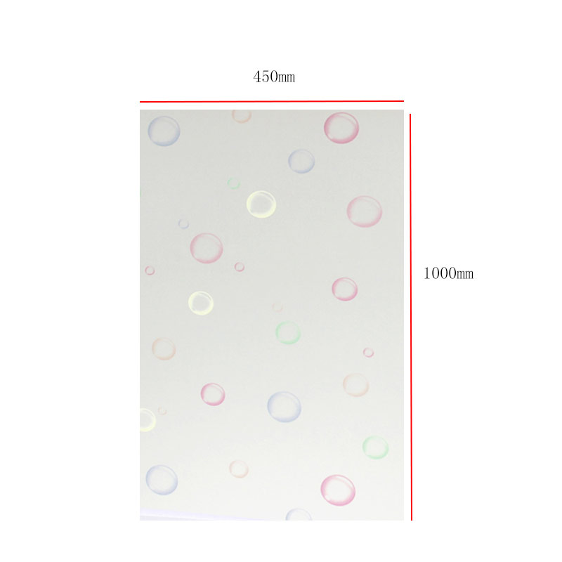 Frosted Privacy Window Film Pattern Self-adhesive Static Cling Glass Film Anti-UV Window Sticker For Bathroom Bedroom Livingroom: K