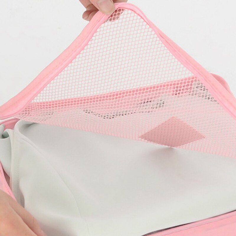 Reis draagbare opslag zesdelige bagage kleding waterdichte afwerking tas opbergtas reis zakelijke reisbagage opslag b