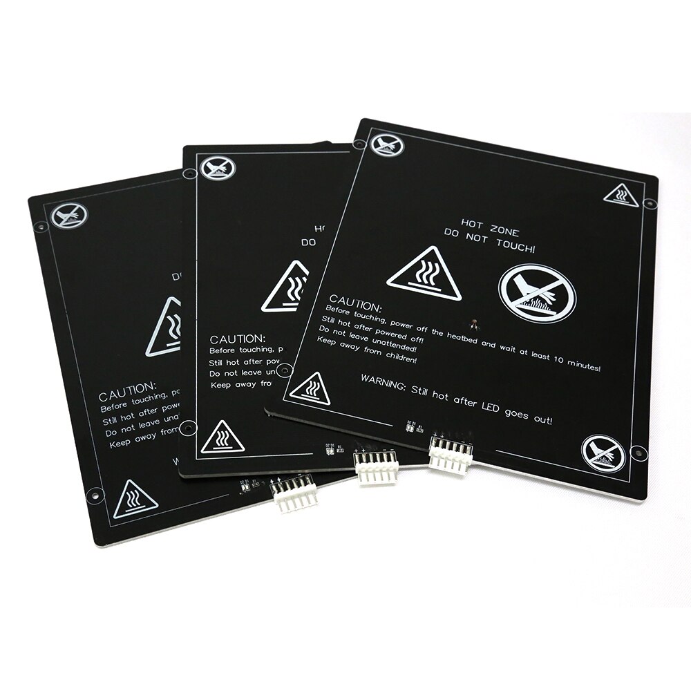 Anet A6 A8 ET4 E10 E12 E16 12V/24V Aluminum MK3 Heated Bed Hotbed with cable 220*220mm/220*270/300*300 bed 3D Printer Parts