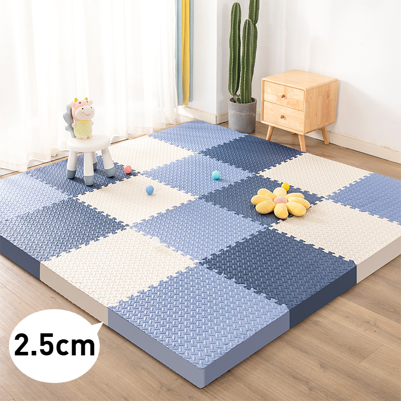 2.5Cm Dikke Baby Puzzel Matten Speelkleed Kids Grijpende Tegels Speelgoed Tapijt Zachte Klimmen Pad Eva Woonkamer Tatami spelen Matten