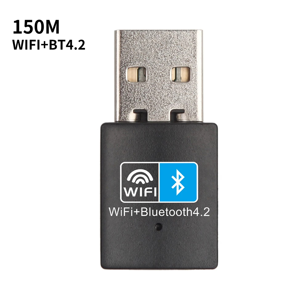 900Mbps USB WiFi 6 Bluetooth 5.4 Adapter 2 in 1 Dongle Dual Band 2.4G 5G Network Wireless Wlan Receiver DRIVER FREE: black