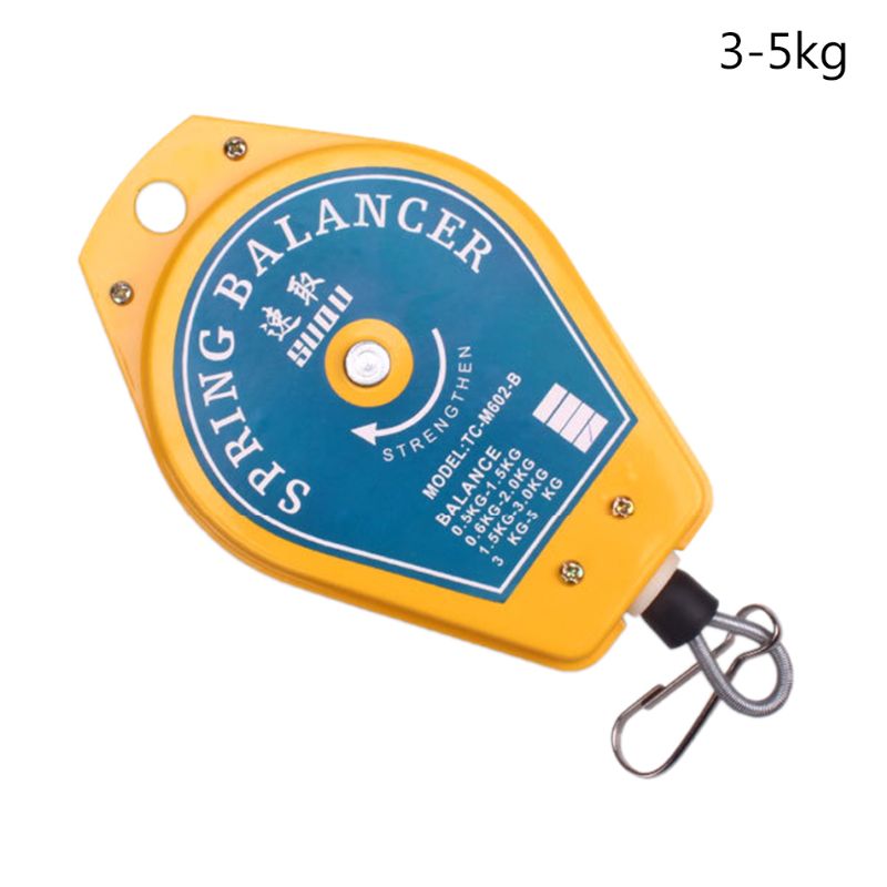 Intrekbare veerbalancer schroevendraaier hangende momentsleutel hanger stalen kabel: 3-5kg