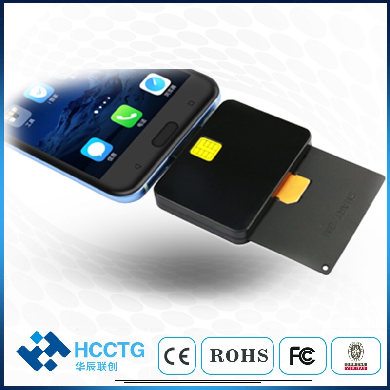Paypal Mobile Micro Usb Portable Smart Card Reader DCR32
