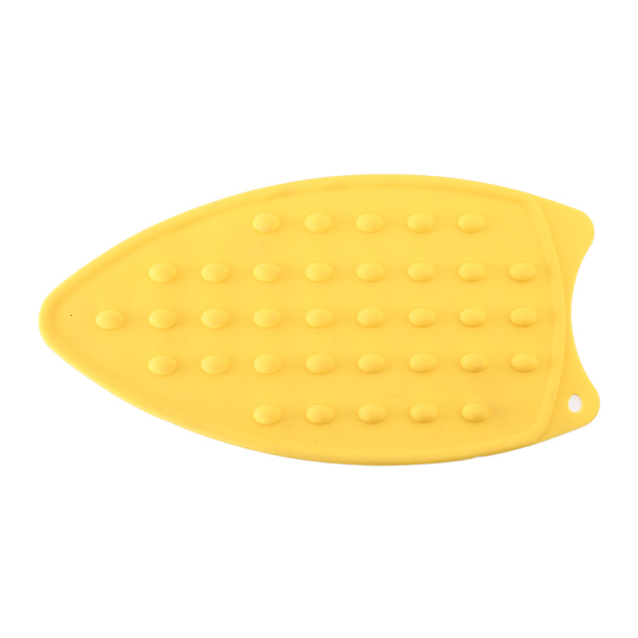 Cojín para plancha original de silicona antideslizante y resistente al calor, protección de seguridad en , almohadilla de descanso para planchar, placas de aislamiento, accesorios para el hogar: Amarillo